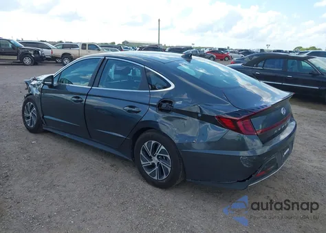 2023 Hyundai Sonata Hybrid Blue из США, поврежденный, VIN KMHL24JJ2PA076485